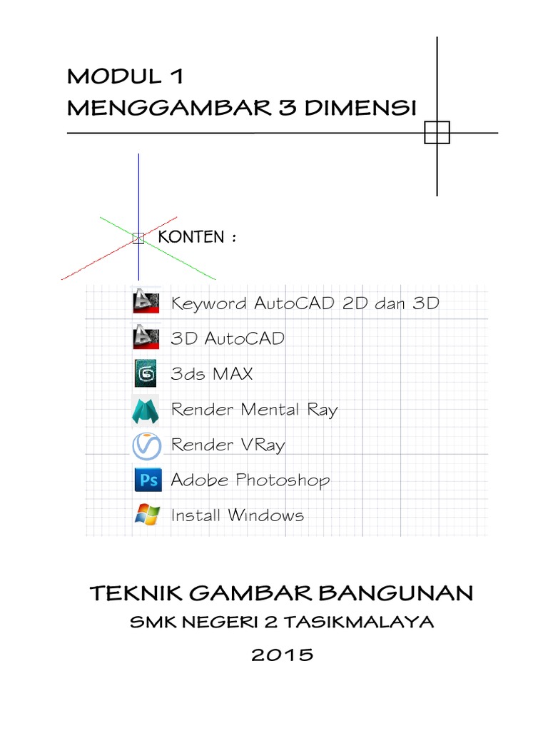Keyword AutoCAD 2D dan 3D | PDF