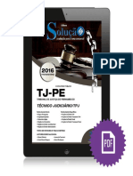 #Apostila TJ-PE - Técnico Judiciário (2016) - Editora Solução