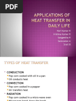 Applications of Heat Transfer in Daily Life