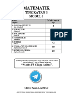 Buku Matematik f3 Modul 1 2016