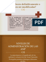 Administracion de ANP