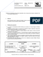 Procedimiento Para El Manejo y Control de Residuos Peligrosos Tnm-ga-pr-06