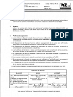 Procedimiento de Competencia Formación y Toma de Conciencia Tnm-Ga-Pr-09