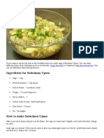 Low Fat Sabudana Upma Recipe