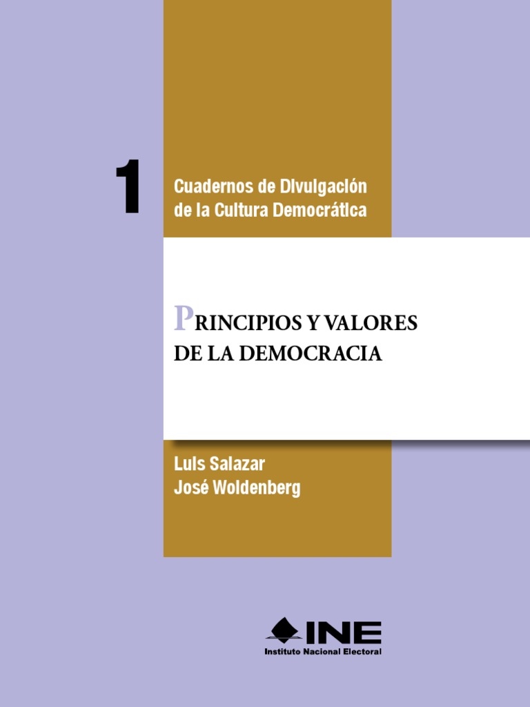 01 PRINCIPIOS Y VALORES de La Democracia PDF | PDF | Democracia ...