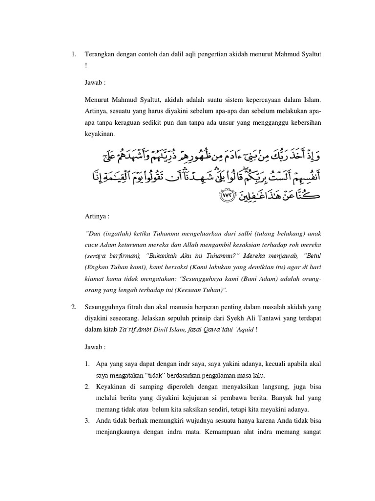 Akidah Islam Pdf