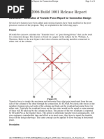 Transfer Force - Connection Design