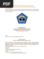 Download Contoh Proposal Permohonan Bantuan Pengadaan Unit Hand Tractor Kementerian Perta by Rizal SN356346387 doc pdf