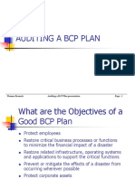 Auditing A BCP Plan