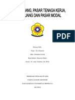 Ekonomi Makro Tentang Pasar Barang, Tenaga Kerja Dan Modal