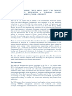 Biosolids & Brine Deep Well Injection Target Collaborative Research - Terminal Island Renewable Energy (T.I.R.E.) Project