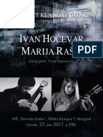 Marija Rasic - Ivan Hocevar Classical Guitar Concert 2017