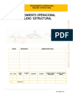 Procedimiento Relleno Estructural