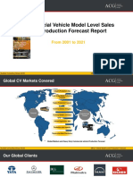 Global CV Model Sales and Production Trend & Forecast 2023