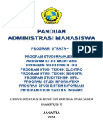 Panduan Administrasi Mahasiswa 2014-2015