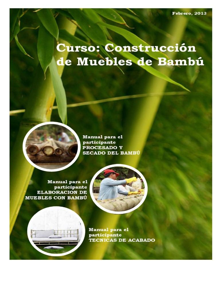 Construccion de Muebles de Bambu