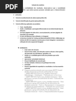 Seleção Dos Analistas