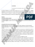 DERECHO DE SUCESIONES Apunte Nuevo Codigo PDF