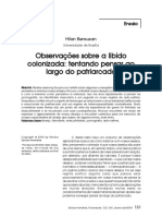 BENSUSAN, Hilan. Observações sobre a libido colonizada - tentando pensar ao largo do patriarcado.pdf