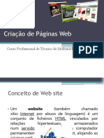 Criação de Paginas Web