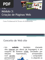 Criação de Paginas Web (1)