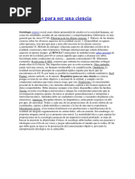 Requisitos Para Ser Una Ciencia