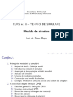 Curs 8 - Modele de Simulare - TS PDF