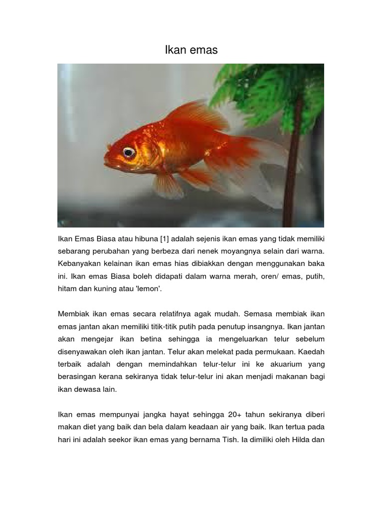 Ikan Emas Pdf