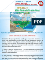 Cap III Acción Geológica de Aguas Superficiales..