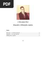 J Herculano Pires - Biografias e Bibliografia