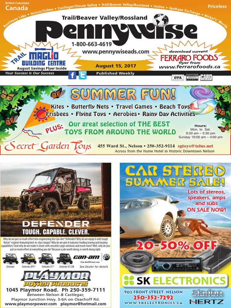 Trail:Beaver Valley:Rossland Pennwise Aug 15 | PDF | United States