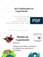 Lección 7 - Módulo 3 - Métodos Tradicionales de Capacitación