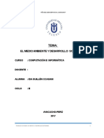 Trabajo Monográfico de Medio Am Biente y Desarrollo Sosoten Ible