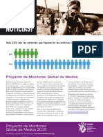 Proyecto Monitoreo Global Medios 2010 (1)MUJERES en MEDIOS