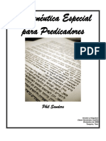 Hermeneutica Especial para Predicadores PDF