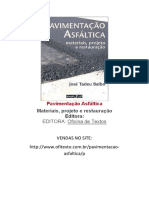 Pavimentacao Asfaltica Materiais Projeto PDF