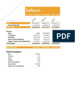 Campus Clothiers Semiannual Financial Projection Figure 3-47