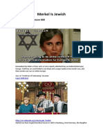 Merkel Is Jewish: - High Priest Mageson 666