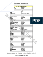 048 Vocabulario Sports Leisure