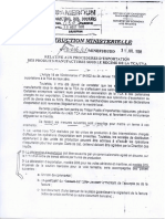 Instruction Ministérielle 106-CF-MINEFI-DI-DD Du 31 Juillet 1998 Relative Aux Procédures d'Exportation Des Produits Manufacturés Sous Le Régime de La TCA-TVA009