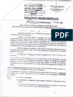 Instruction Ministérielle 106-CF-MINEFI-DI-DD Du 31 Juillet 1998 Relative Aux Procédures D'exportation Des Produits Manufacturés Sous Le Régime de La TCA-TVA009