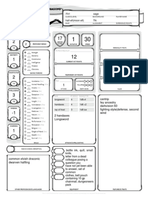 Dnd 5e Charactersheet Golbez Wizards Of The Coast Games Role Playing Games