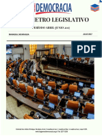 Barómetro Legislativo Trimestral Abril Junio 2016