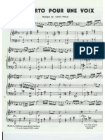 Concerto Pour Une Voix PDF