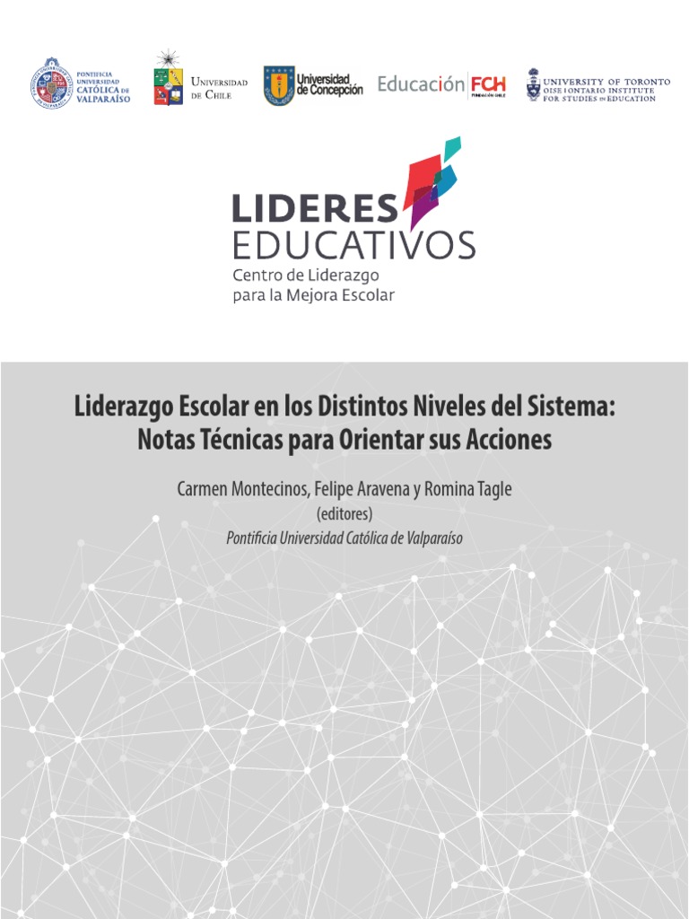 Liderazgo Escolar En Los Distintos Niveles Del Sistema Lideres