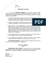Affidavit of Loss - Damaso (Hs Diploma)
