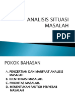 Analisis Situasi Masalah