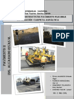 Proceso Constructivo. Pavimento Flexible PDF