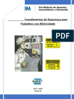 Caderno de Procedimentos de Segurança para Trabalhos Com Eletricidade