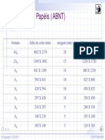 Formatos de Papéis (Abnt)